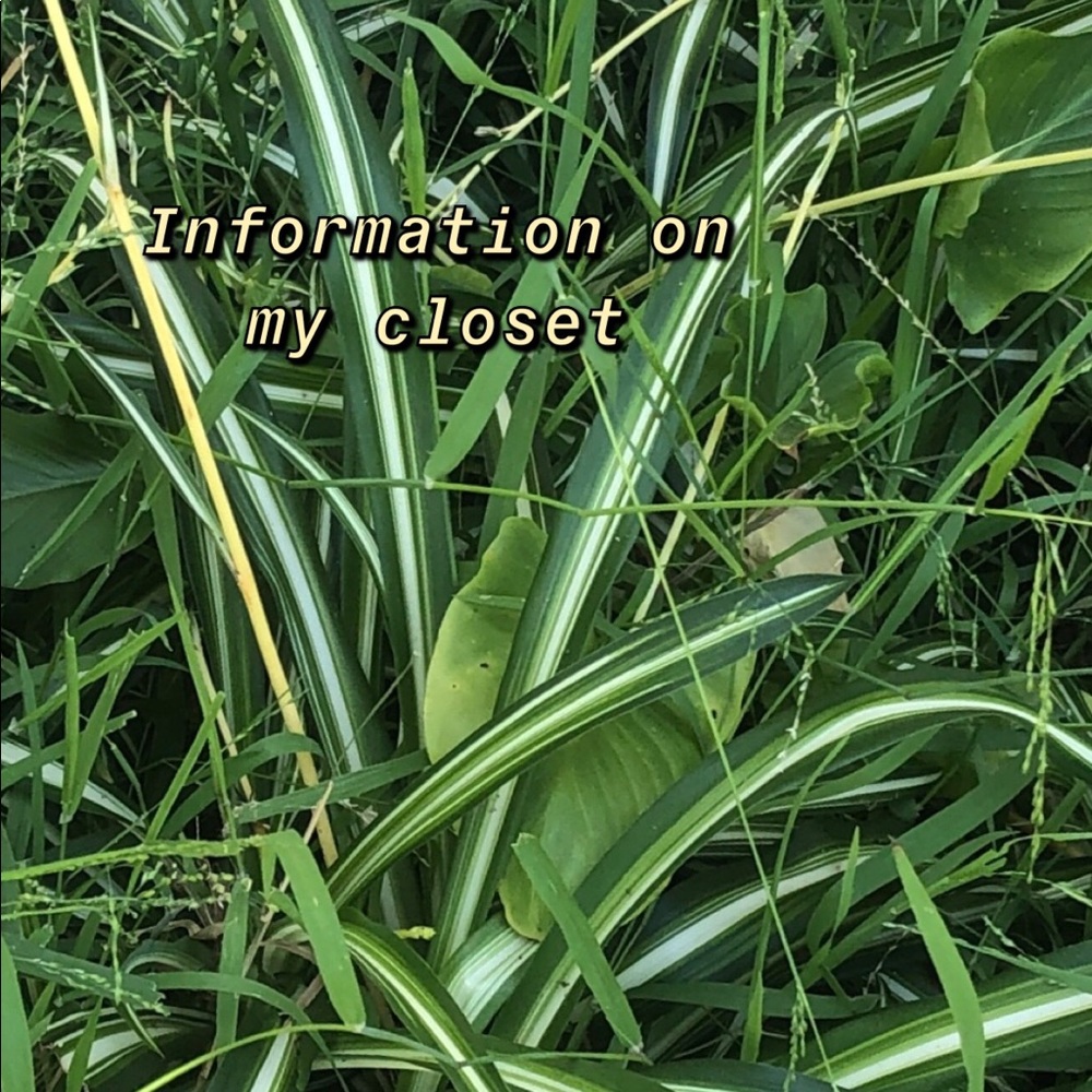 Information on my closet